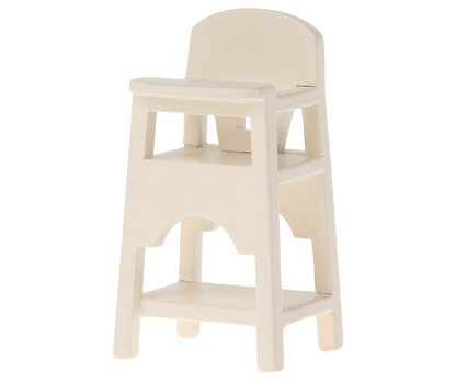 Maileg High chair, Mouse - Off white