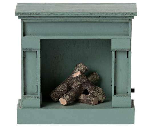 Mouse Fireplace - Blue