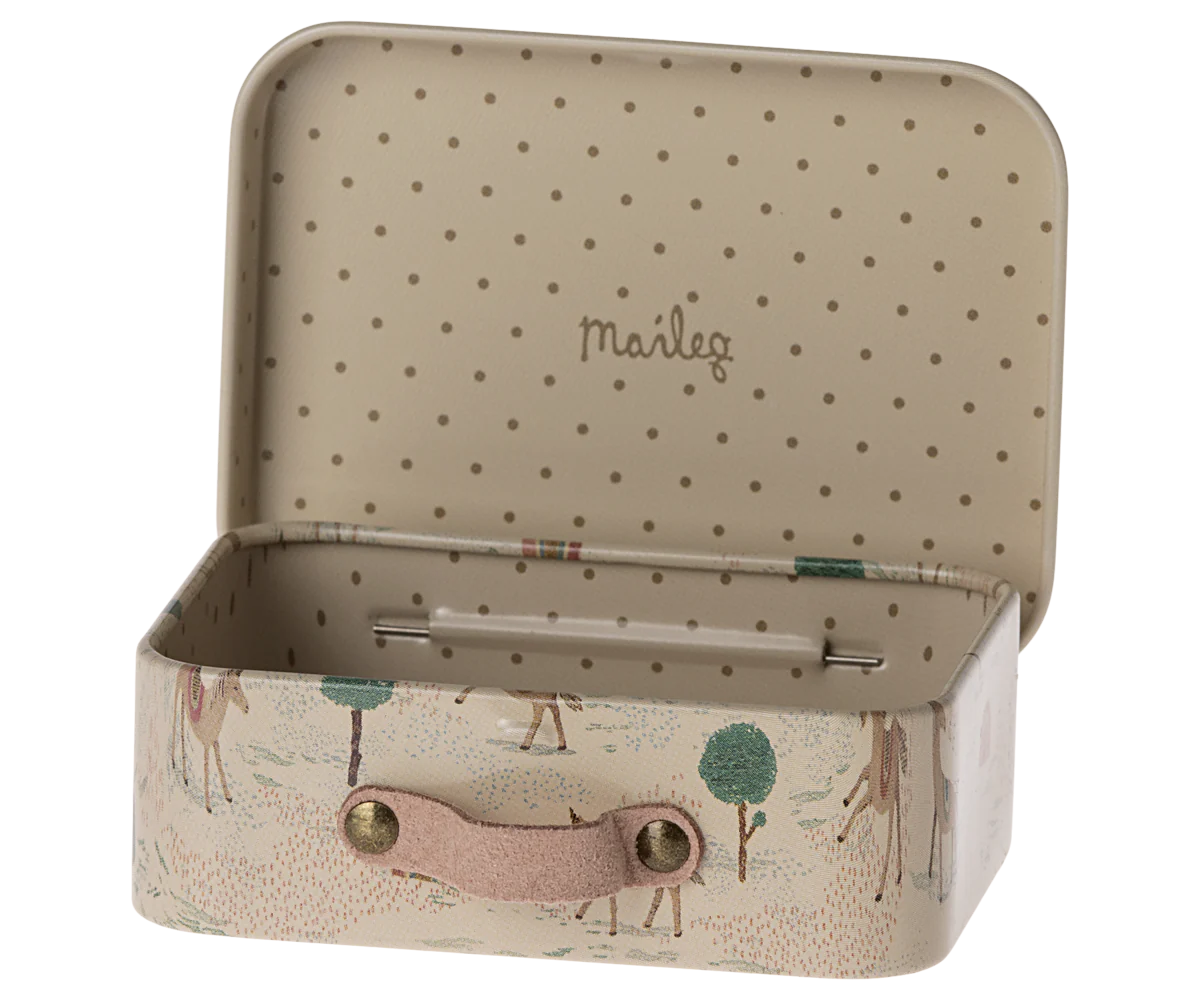 Maileg Suitcase, Micro size in Des licornes