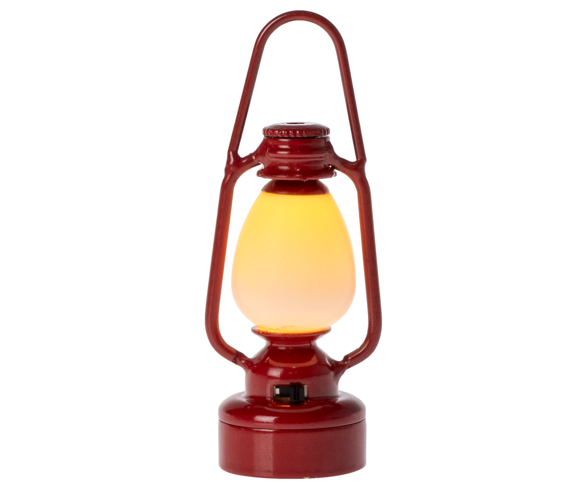 Vintage lantern, Mouse - Red