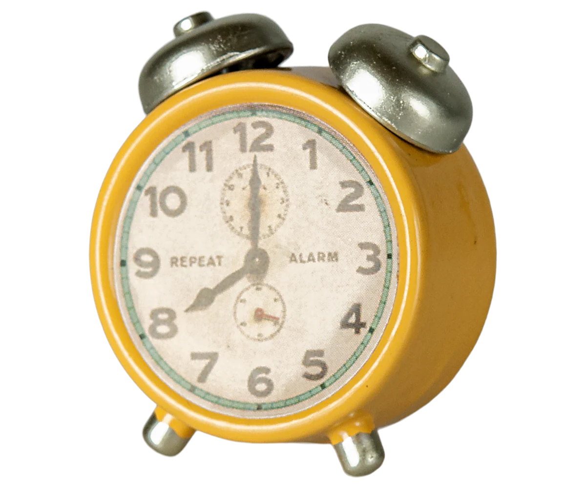 PREORDER - Alarm clock, Mouse - Yellow