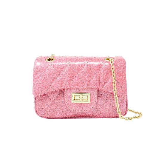 Classic Quilted Sparkle Mini Bag