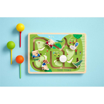 Golf Maze Wood Toy