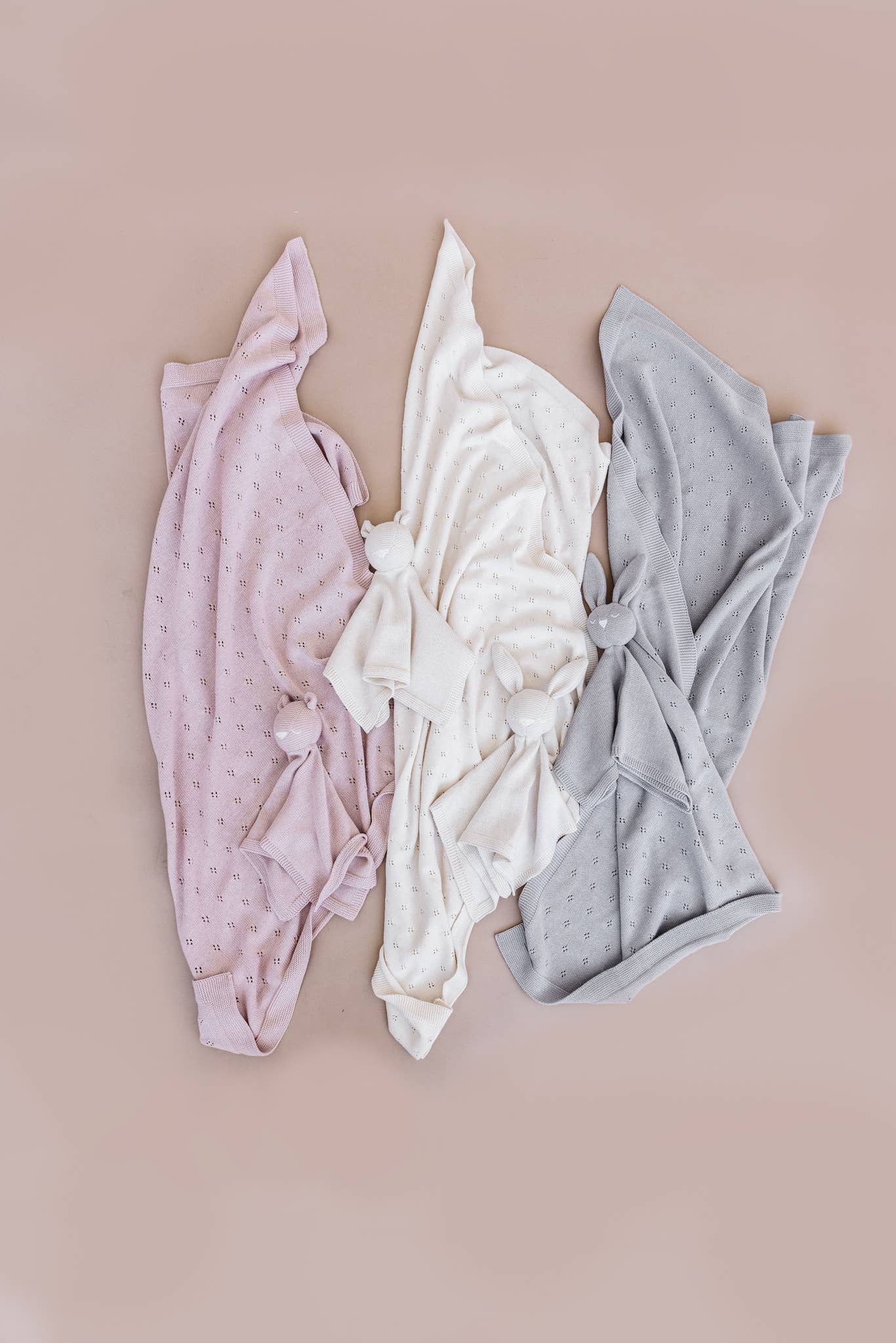 Heirloom Pique Blanket, Blush