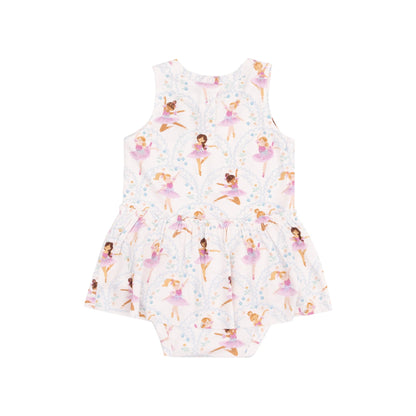 Bodysuit with Skirt - Bow Ballerinas