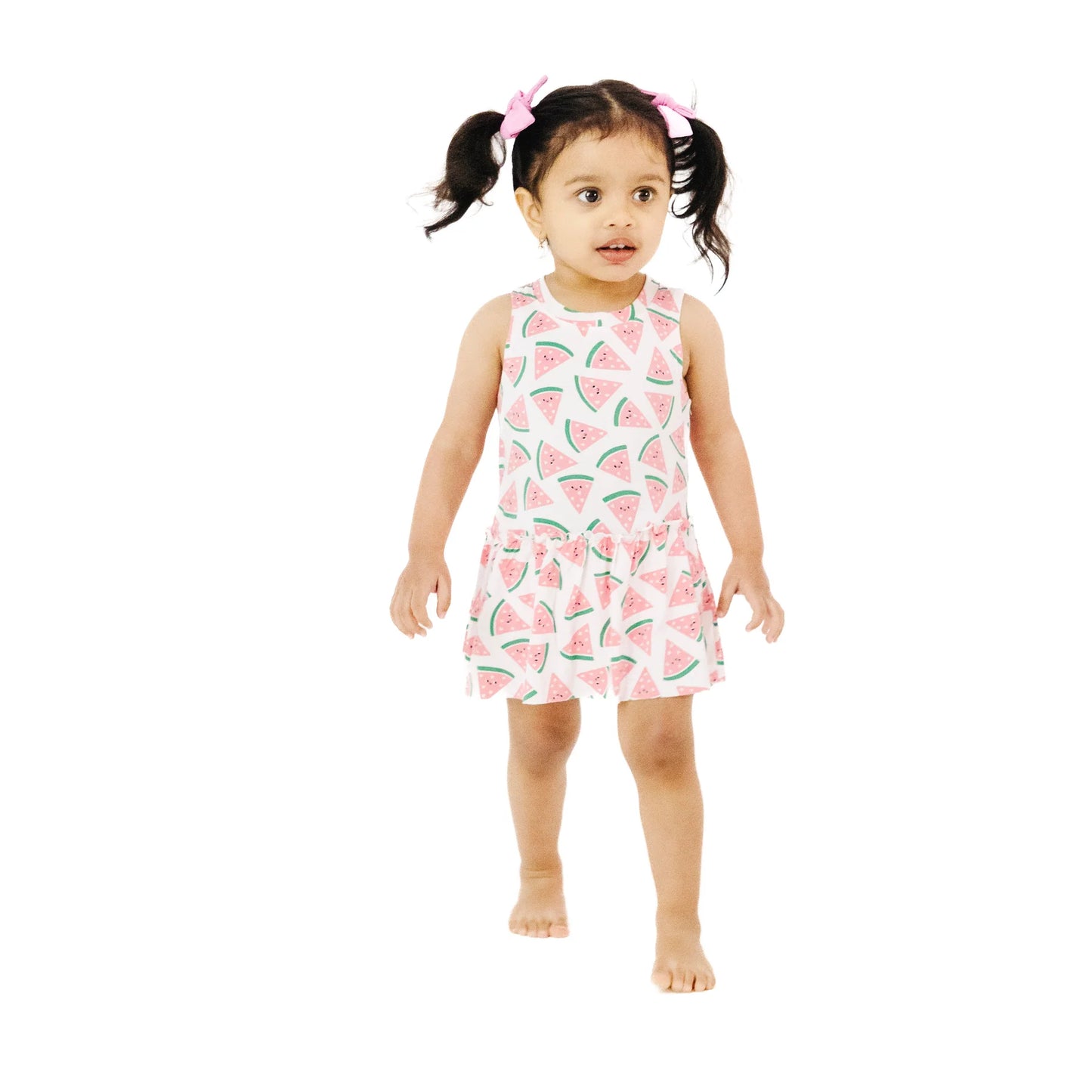 Watermelon Hearts Bodysuit with Skirt