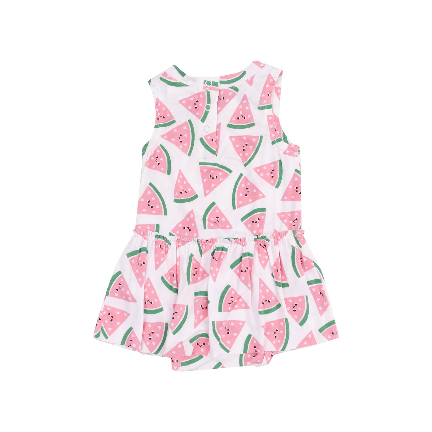 Watermelon Hearts Bodysuit with Skirt