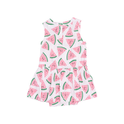 Watermelon Hearts Bodysuit with Skirt