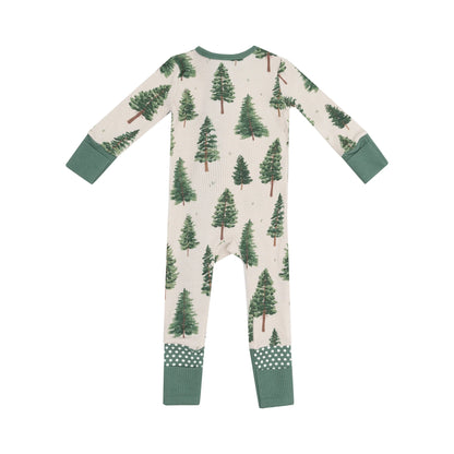 Forest Trees - 2 Way Zipper Romper