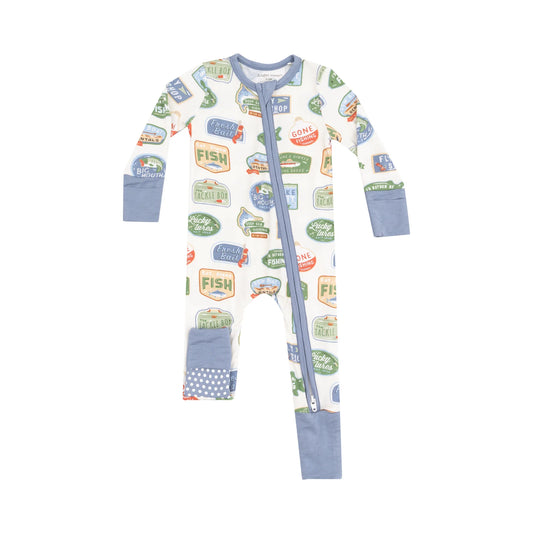 Bait Shop Signage - 2 Way Zipper Romper Front