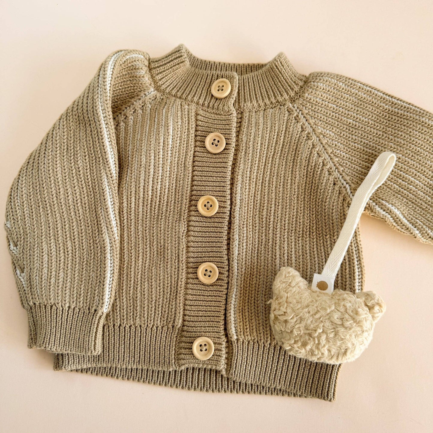 Cotton Brioche Barley Cardigan