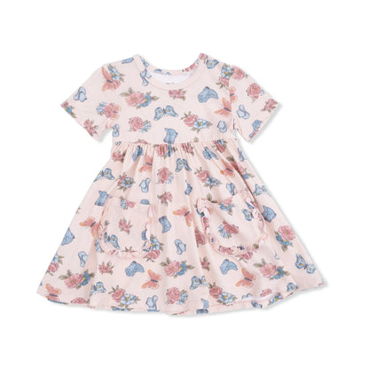 Country Girl Boots Bamboo Twirly Dress