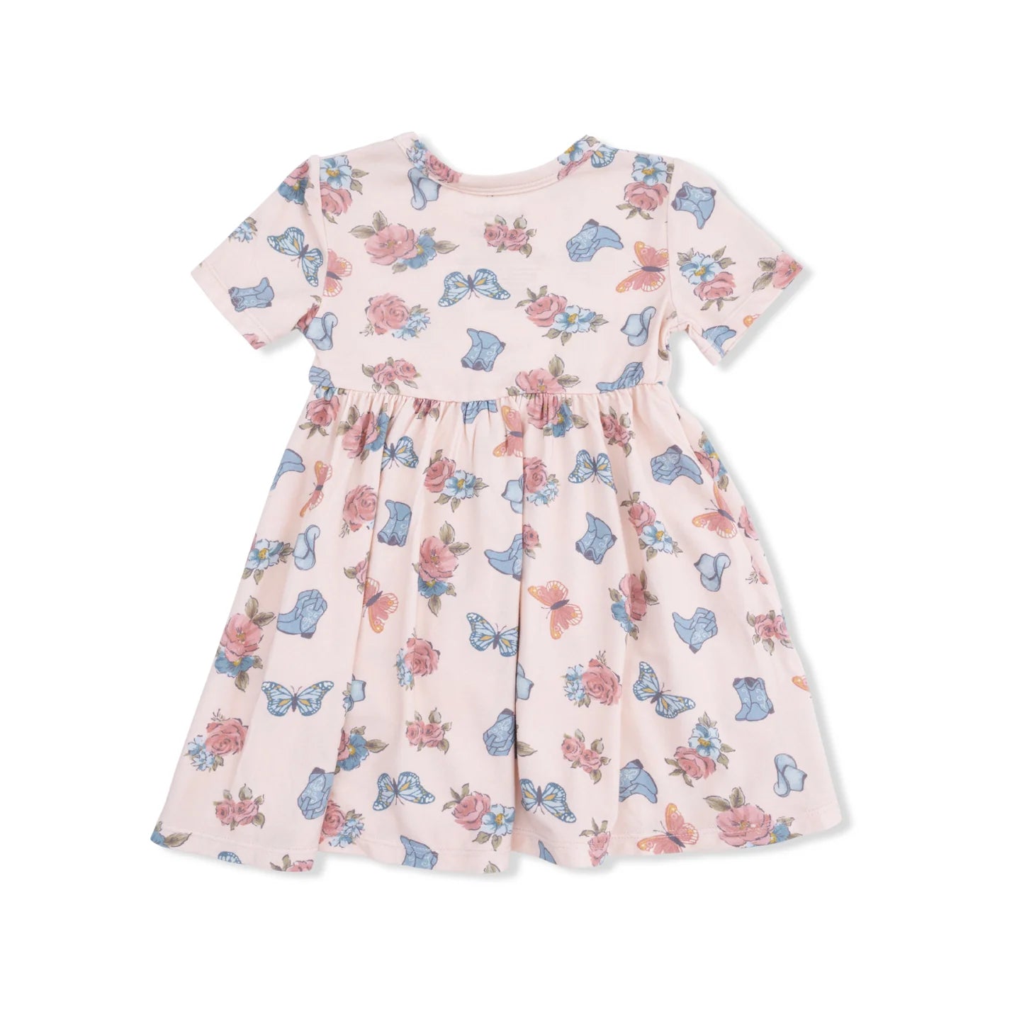 Country Girl Boots Bamboo Twirly Dress