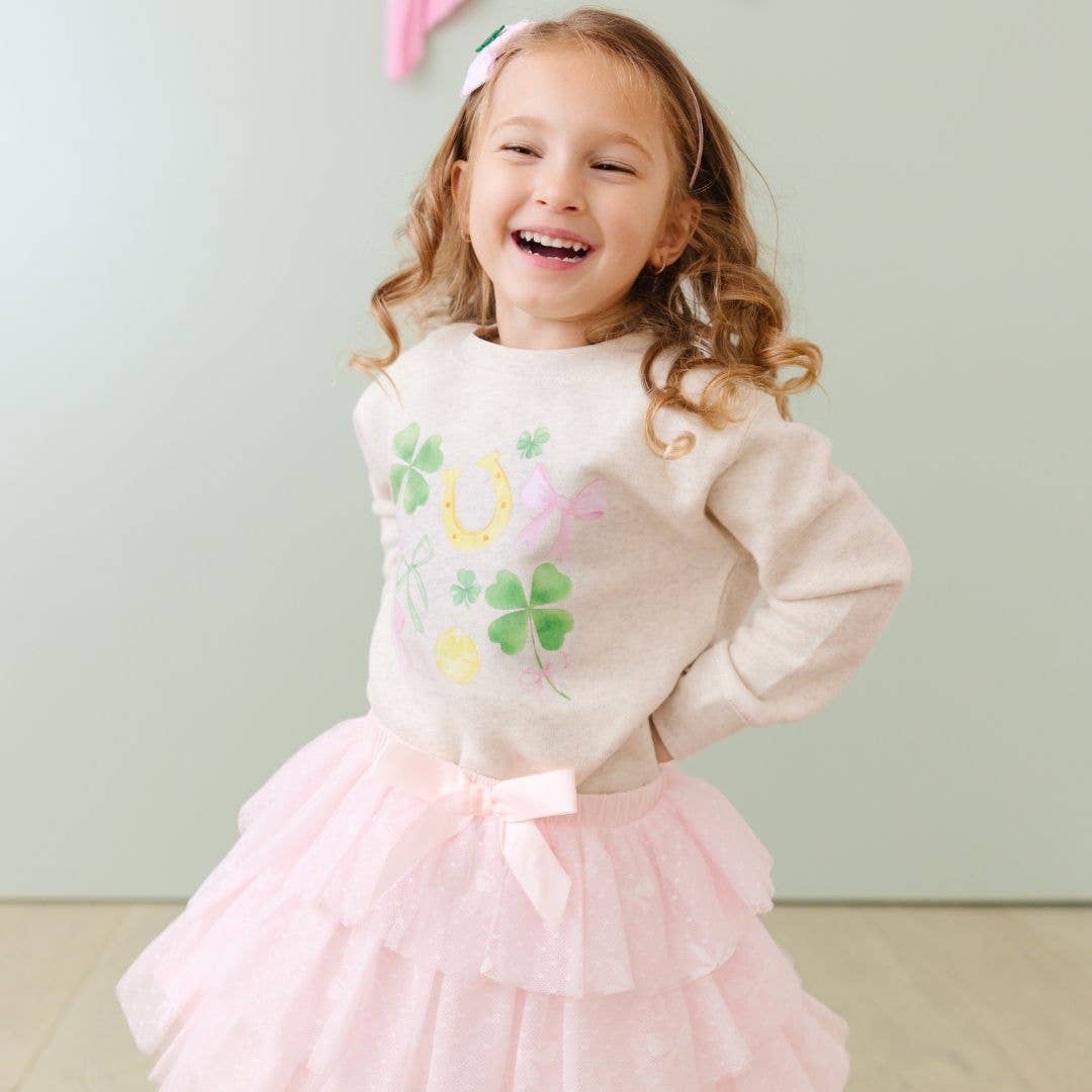 Bow Lace Tiered Tutu - Kids Boutique Clothing