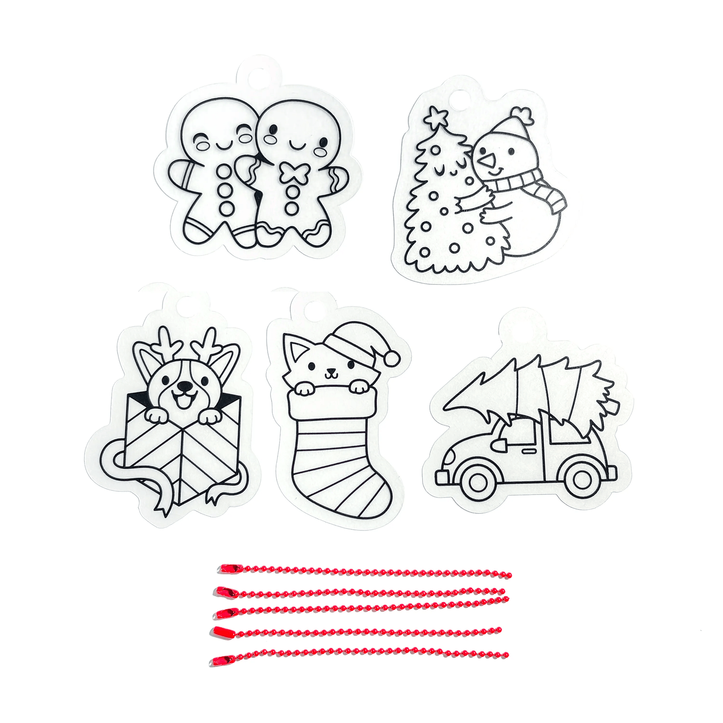 Mini Shrink-Its! DIY Shrink Art Kit - Holly Jolly - view 2