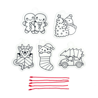 Mini Shrink-Its! DIY Shrink Art Kit - Holly Jolly - view 2