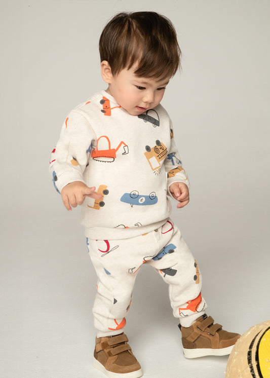 Car Print Joggers for Baby