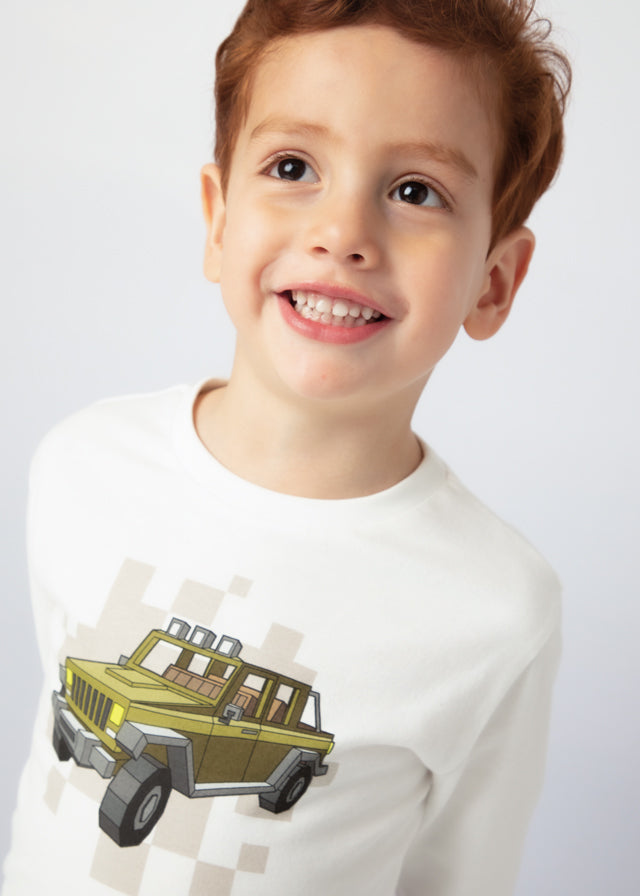 Car shirt for boys