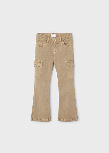 Flared Cargo Pants for Girls