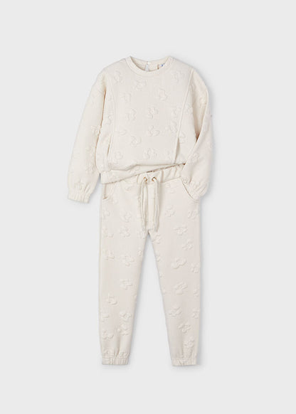 Flower Quilted Tracksuit