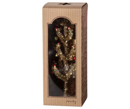 Christmas tree, Gold - Red and green decoration