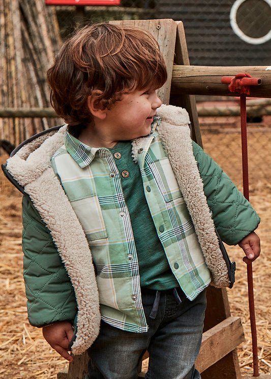 Spruce Plaid Shirt Jacket