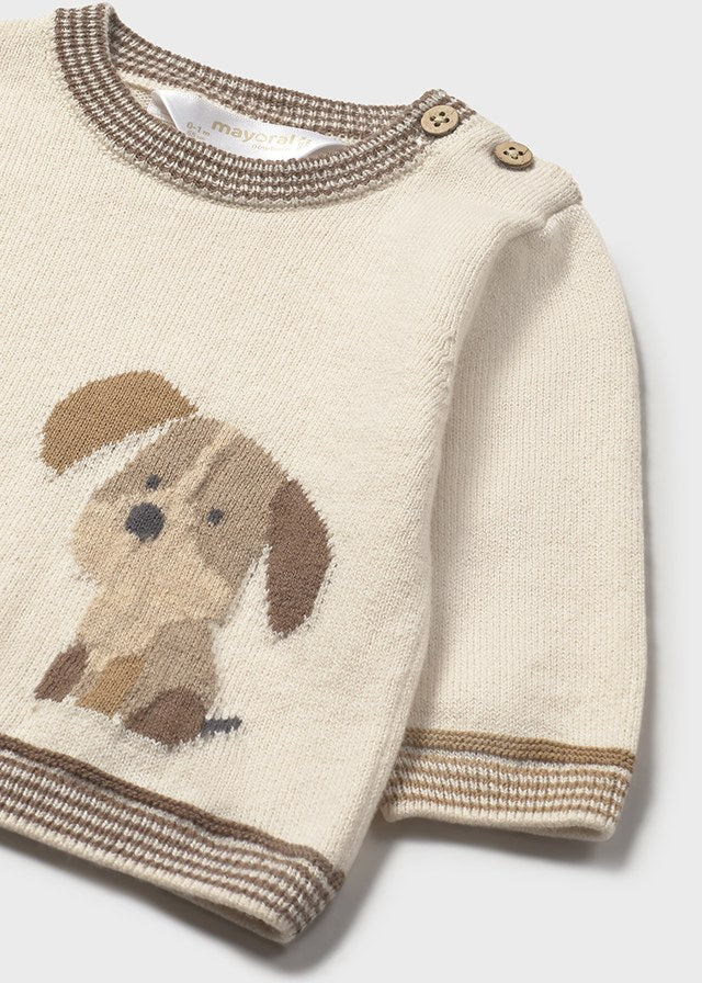 Soft Knit Puppy Sweater