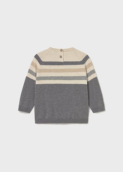 Colorblock Sweater - Graphite