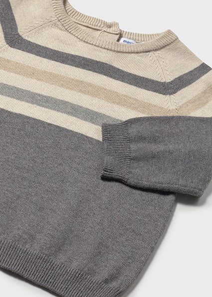Colorblock Sweater - Graphite