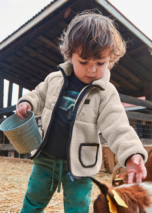 Sherpa Zip Sweatshirt