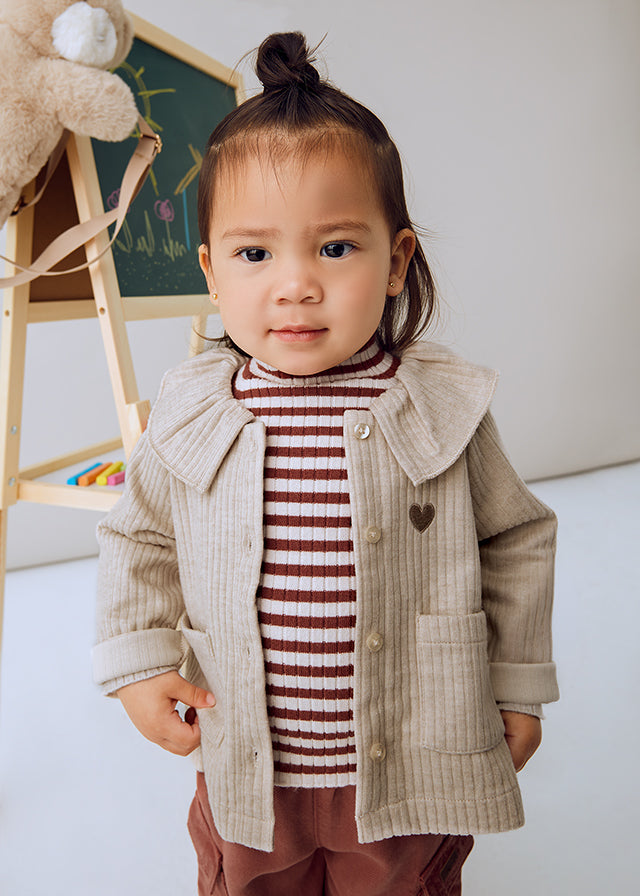 Knit Ruffle Jacket