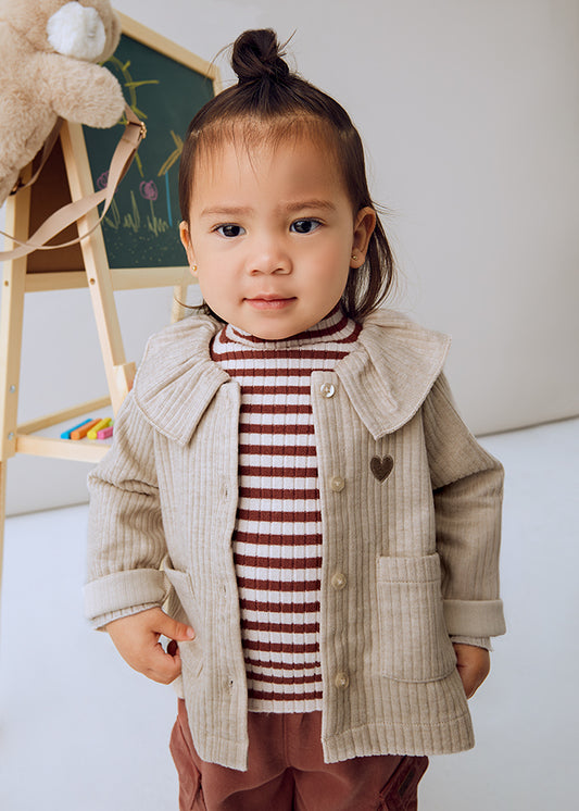 Knit Ruffle Jacket