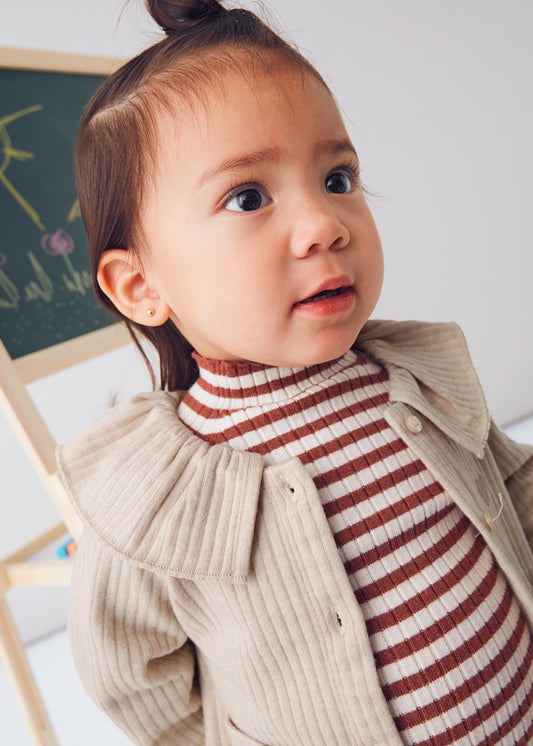 Knit Ruffle Jacket