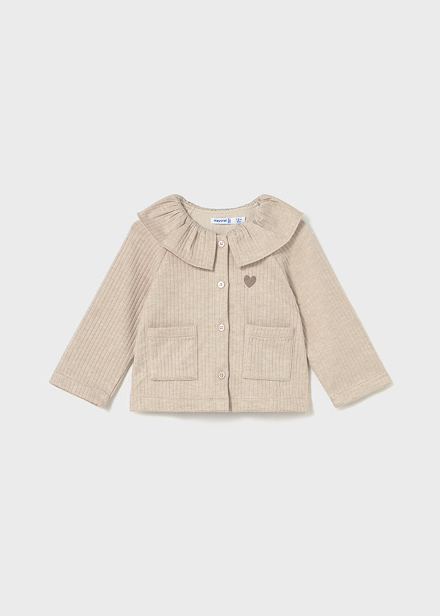 Knit Ruffle Jacket