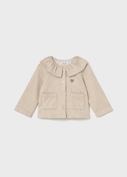 Knit Ruffle Jacket