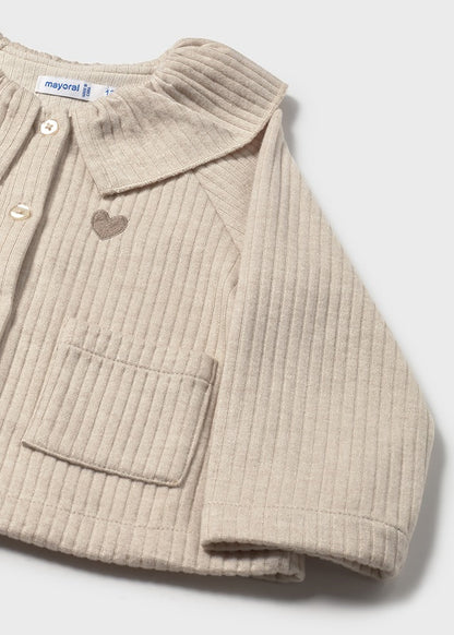Knit Ruffle Jacket