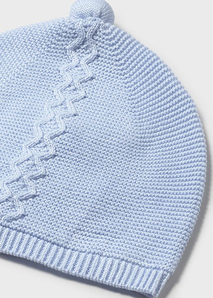 Powder Blue Knit Newborn Gift Set