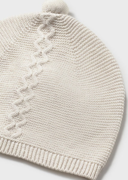 Newborn 3-Piece Knit Set - Heather Milk