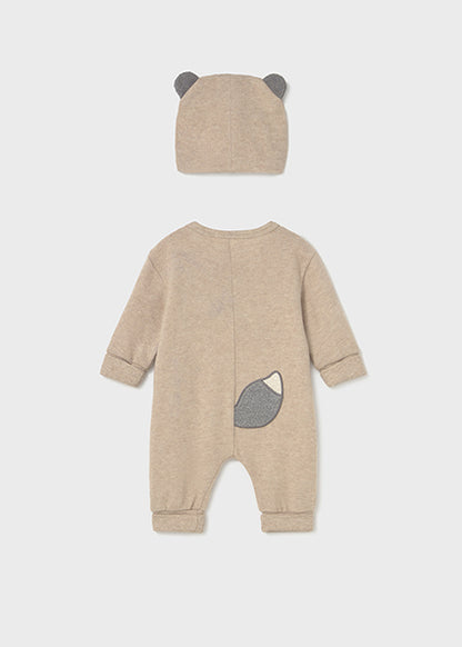 Newborn Bear Romper & Hat Set