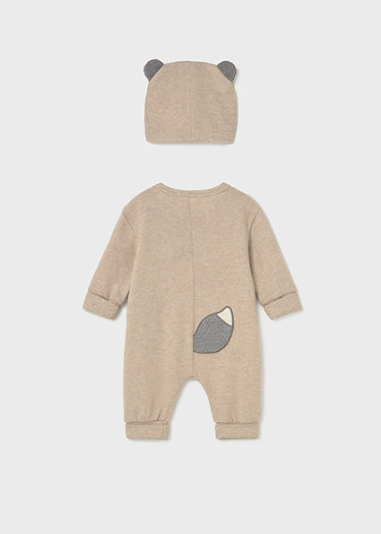 Newborn Bear Romper & Hat Set