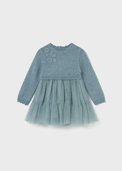 Knit and Tulle Dress