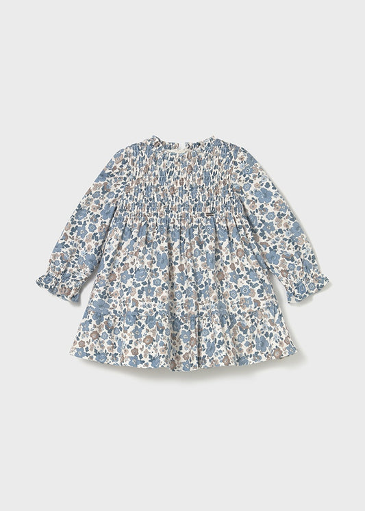 Ruffled Velvet Dress