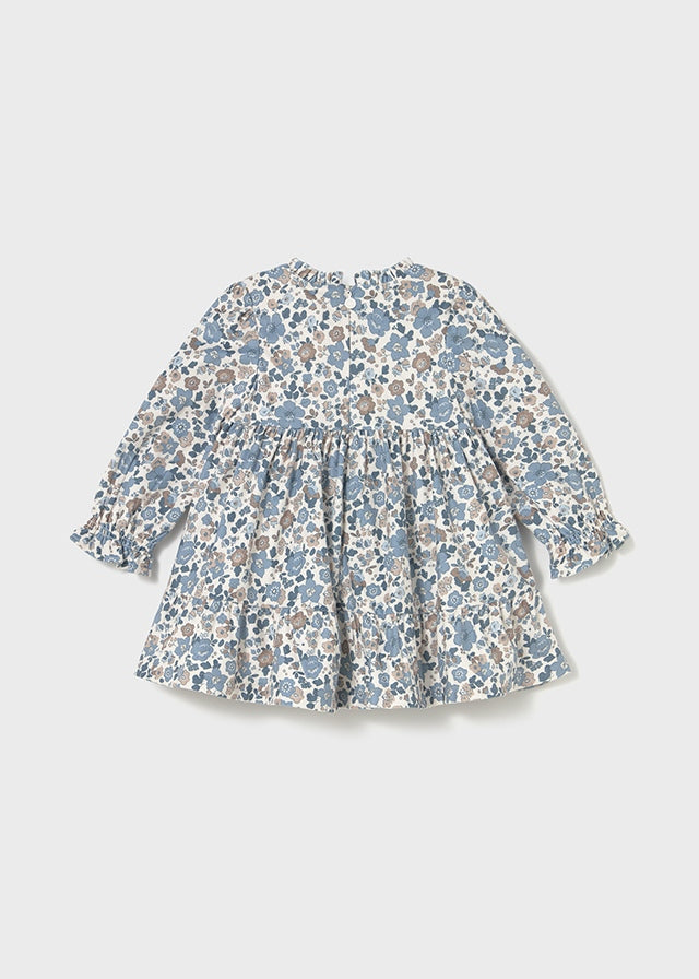 Ruffled Velvet Dress