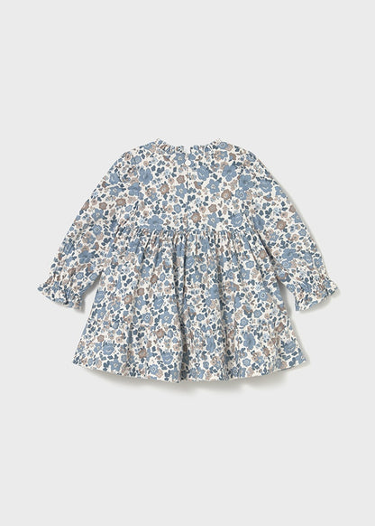 Ruffled Velvet Dress