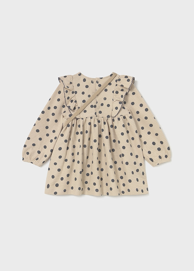 Polka Dot Dress with Purse