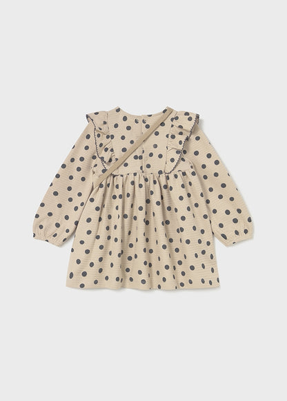 Polka Dot Dress with Purse