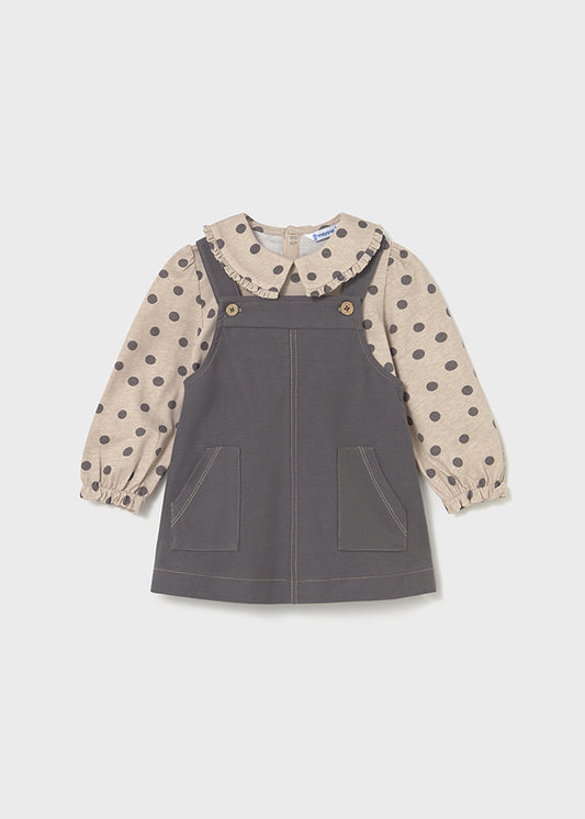 Dress and Polka Dot Shirt Set