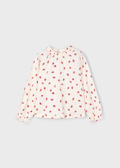 Flowy Bambula Berry Shirt