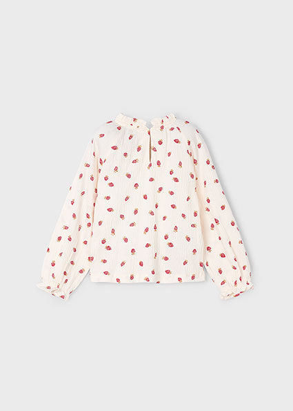 Flowy Bambula Berry Shirt