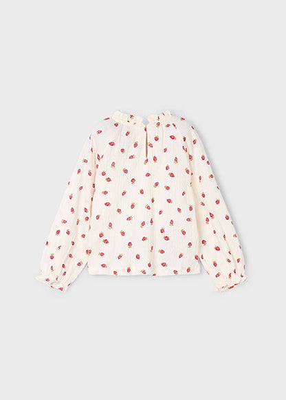 Flowy Bambula Berry Shirt